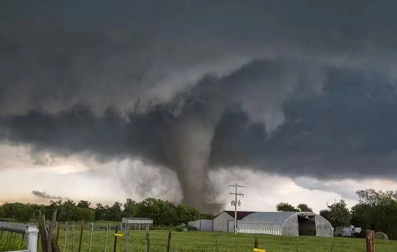 What should you do if you're hit by a tornado?